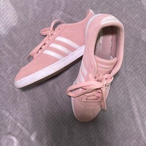 Pink Suede Adidas Shoes